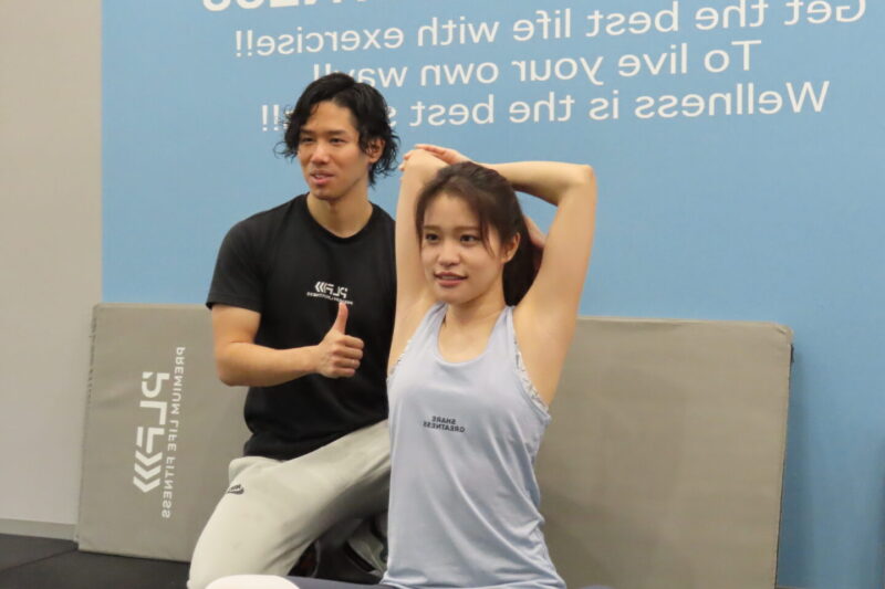 夫婦でトレーニングの画像